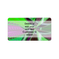 Green and purple fractal pattern