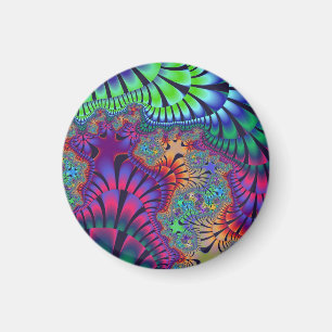Green and Purple Melt Magnet