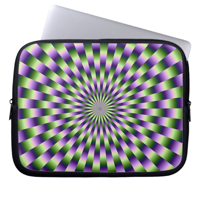 Green and Purple Weave Sleeve (Front)