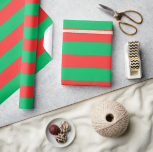 green and red christmas wrapping paper