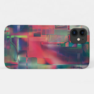 Green and red image layers and a slight wall tone Case-Mate iPhone case