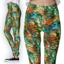 Green and Red Sea Monster Mermaid Scales Party