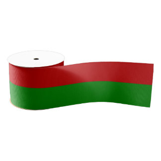 Green and Red Stripes Toksie Turbie  Grosgrain Ribbon