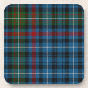 Green and Red Tartan Plaid Coaster