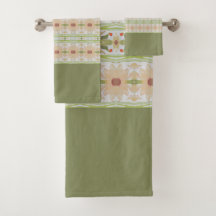 Green And Soft Peach