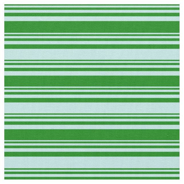 Green and Turquoise Coloured Pattern Fabric (Close Up)