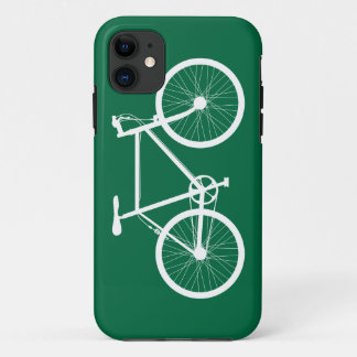 Green and White Bicycle Case-Mate iPhone Case