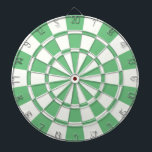 Green And White Dartboard<br><div class="desc">Green And White Dart Board</div>