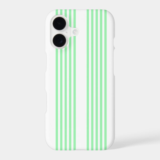 Green and white five stripes pattern (Back)