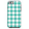 Green And White Gingham Check Pattern