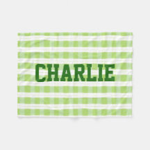 Green and White Plaid