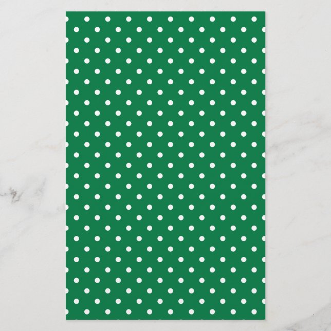 Green and White Polka Dots (Front)
