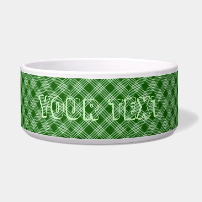 Green And White Tartan Plaid (Front)
