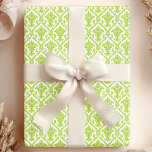 Green and White Vintage Damask Pattern Wrapping Paper<br><div class="desc">Elevate your gifts with a touch of timeless elegance using this vintage-inspired damask wrapping paper. The intricate floral pattern in soothing sage green and crisp white evokes a sense of classic charm, making it perfect for weddings, anniversaries, or any special occasion. This high-quality paper adds a sophisticated touch to your...</div>