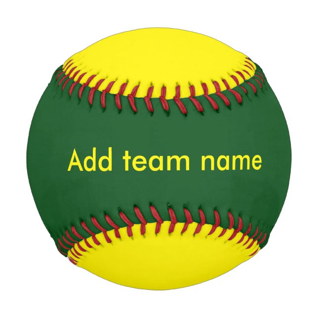 Green and Yellow Baseball (Front)