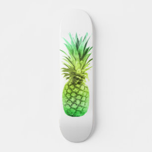 Green and Yellow Pineapple Skateboard