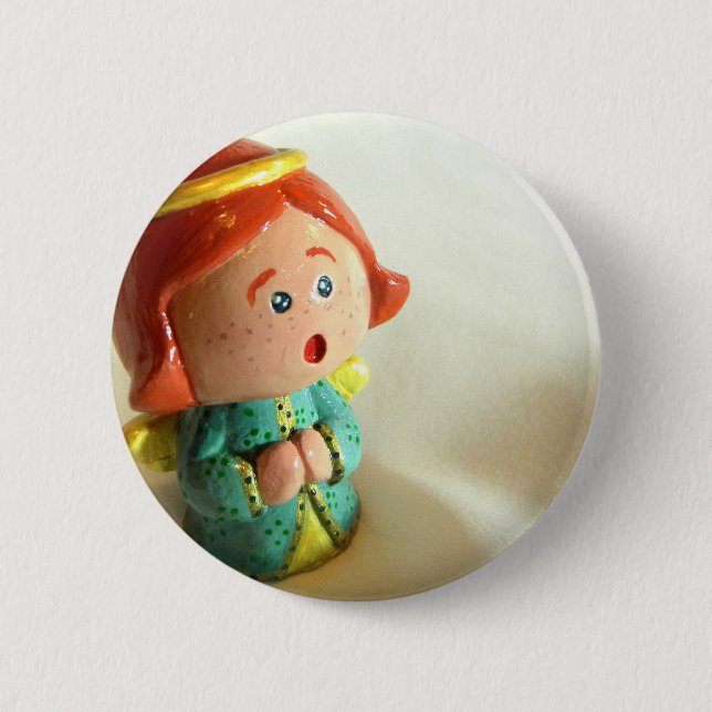 Green Angel II 6 Cm Round Badge (Front)