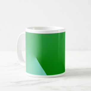 Green Angles Geometrical Abstract Mug