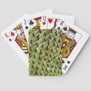 green angles playing cards