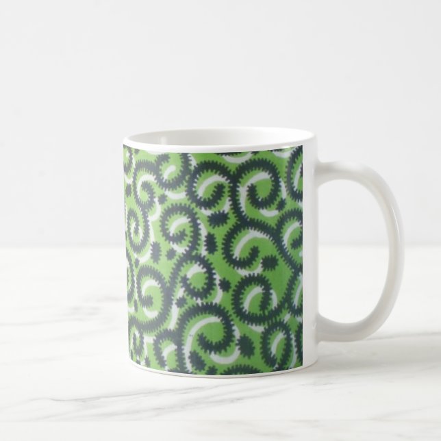 Green Ankara Mug (Right)
