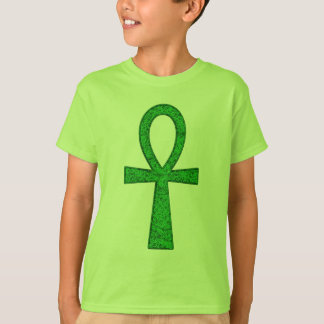 Green Ankh Kids' T-Shirt