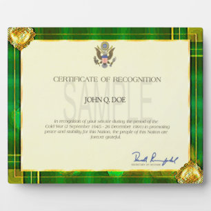 Green Antique Frame with Gold Add Your Photo Here