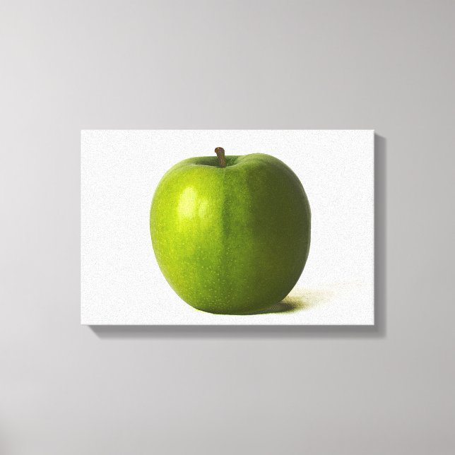 Green Apple 16.50x11(41.25x27.5cm) waccna Canvas Print (Front)