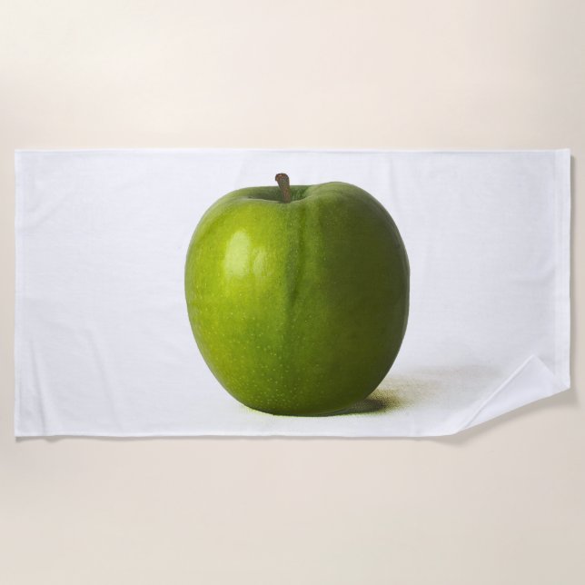 Green Apple btcnm Beach Towel (Front)