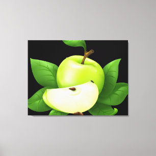 Green Apple Canvas Print