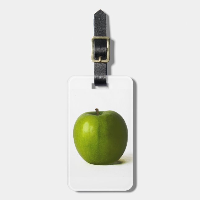 Green Apple cd ltm Luggage Tag (Front Vertical)