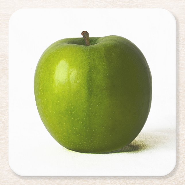 Green Apple coastercnm Square Paper Coaster (Front)