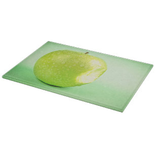 "Green Apple" Cute Photo. Buy Now Cutting Board