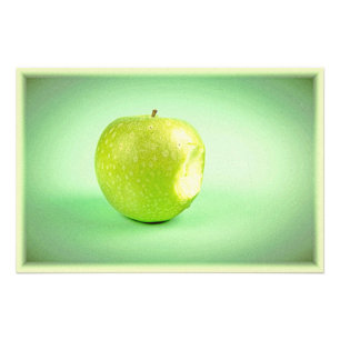 "Green Apple" Cute Photo. Buy Now Photo Print