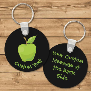 Green Apple Keychain