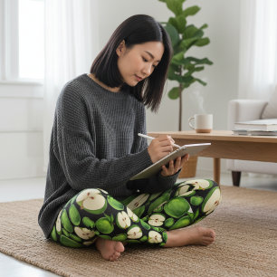 Green Apple  Leggings