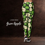 Green Apple Leggings<br><div class="desc">These leggings are a great addition to your workout wardrobe. They are comfortable and stylish, and the green apple print is sure to turn heads.</div>