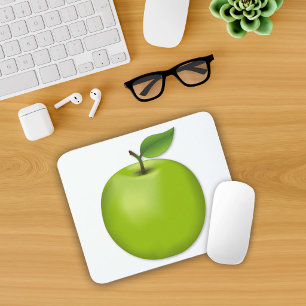 Green Apple Mouse Pad