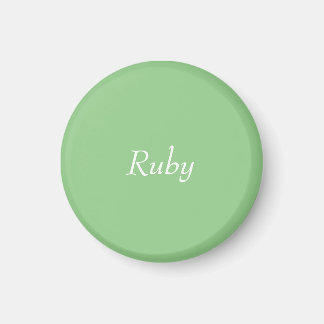 Green Apple Personalised Magnet