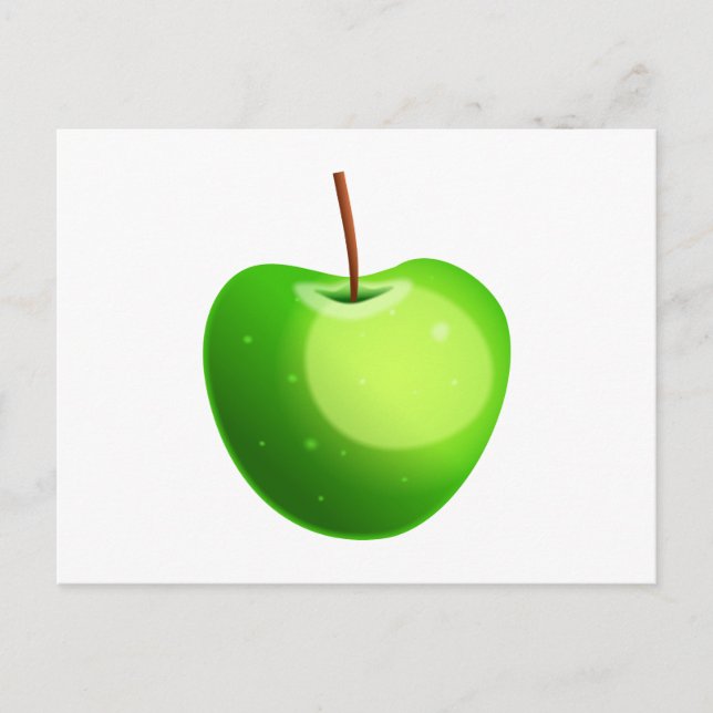 Green Apple Postcard (Front)