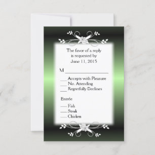 Green Apple Shine RSVP with Menu