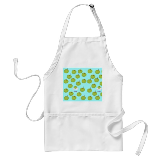 Green apple standard apron (Front)