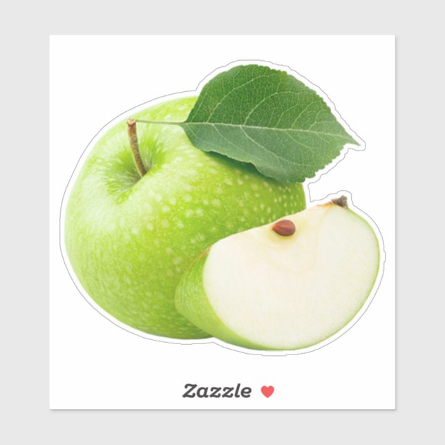 Green Apple Sticker (Sheet)