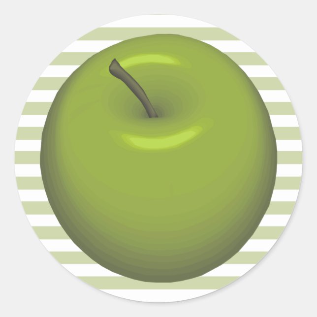 Green Apple Stickers (Front)
