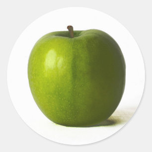 Green Apple stkcnm Classic Round Sticker