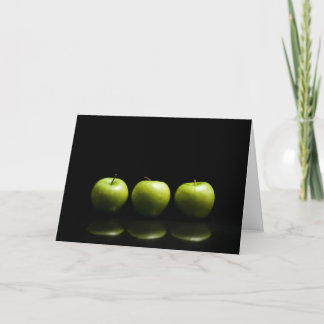 Green Apple Trio Card