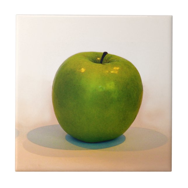 Green Apple Trio Tile (Front)