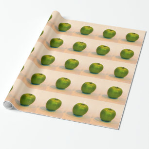 Green Apple Trio Wrapping Paper