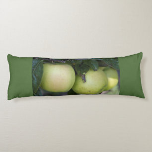 Green apples body cushion
