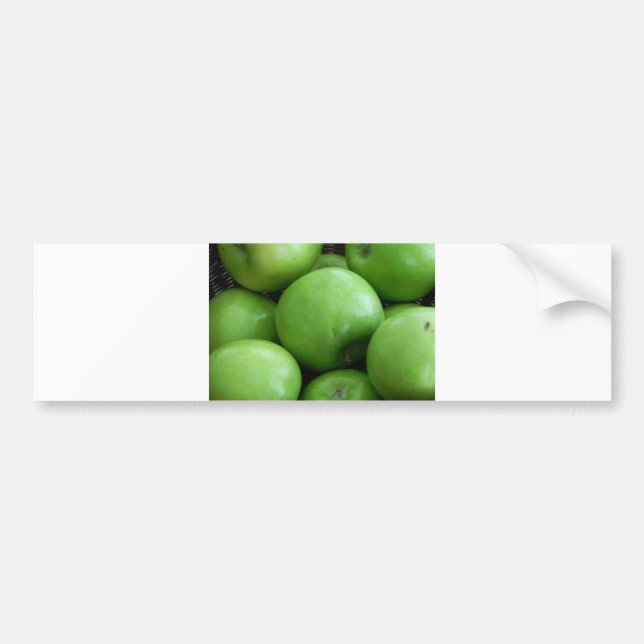 Green Apples Bumper Sticker (Front)