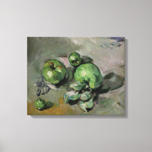 Green Apples, c.1872-73 Canvas Print